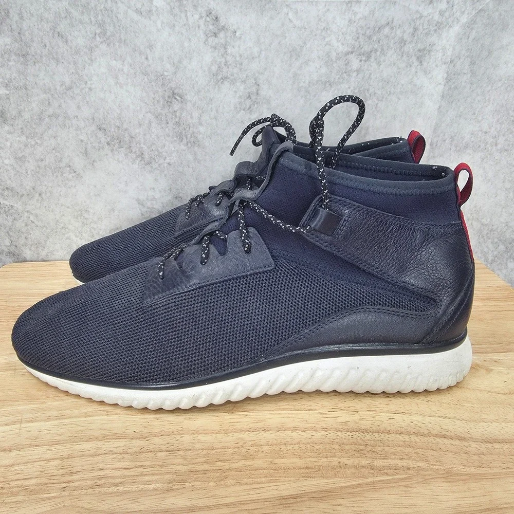 Cole Haan Grand Motion Sneakers Mens 11.5 M Blue Mid Top Casual Shoes C30661